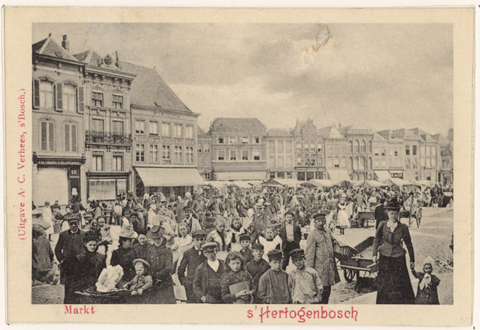 Markt 1910, foto A.C. Verhees