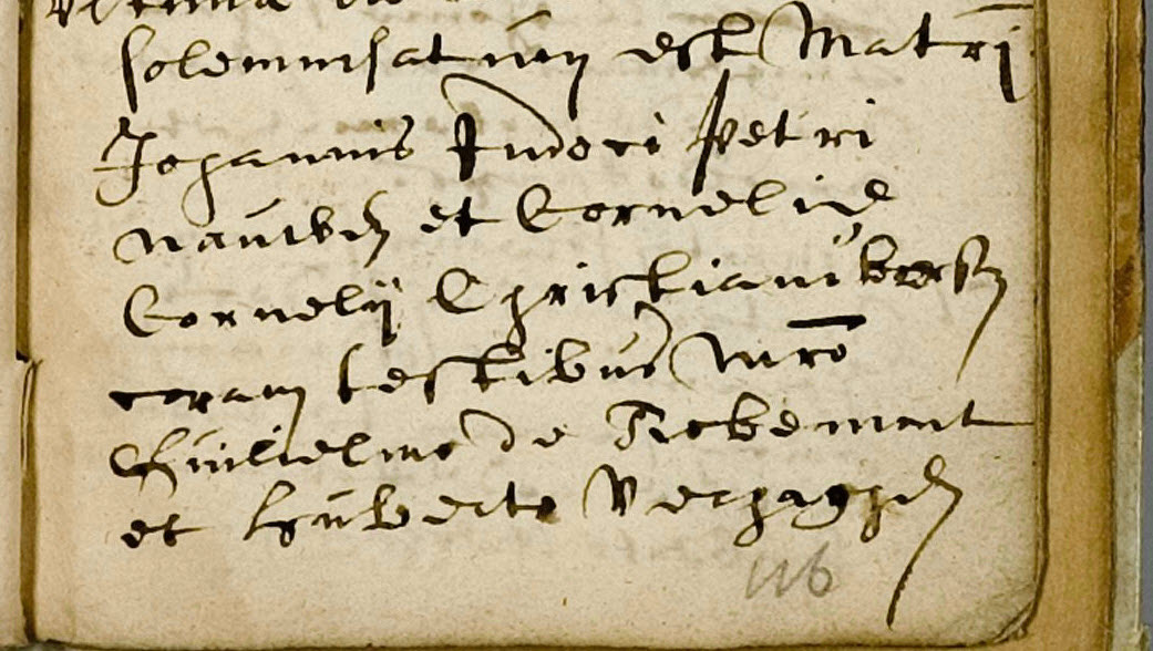 Huwelijk Johannes Judoci Petri Nauwen en Cornelia Cornelii Christiani Borsten, Loon op Zand 31-12-1667